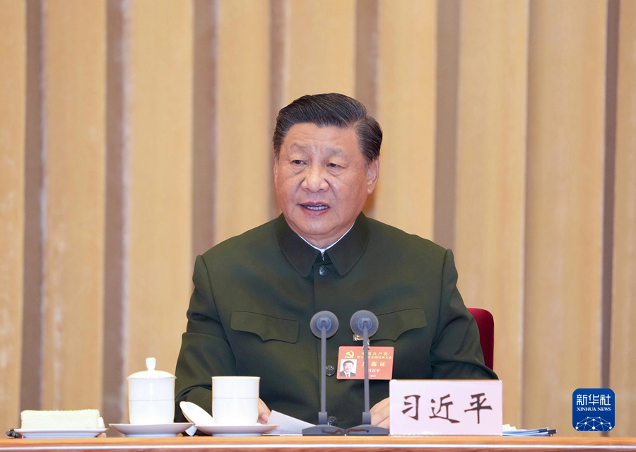 習近平在出席軍隊領導干部會議時強調 認真學習宣傳貫徹黨的二十大精神 奮力實現建軍一百年奮斗目標